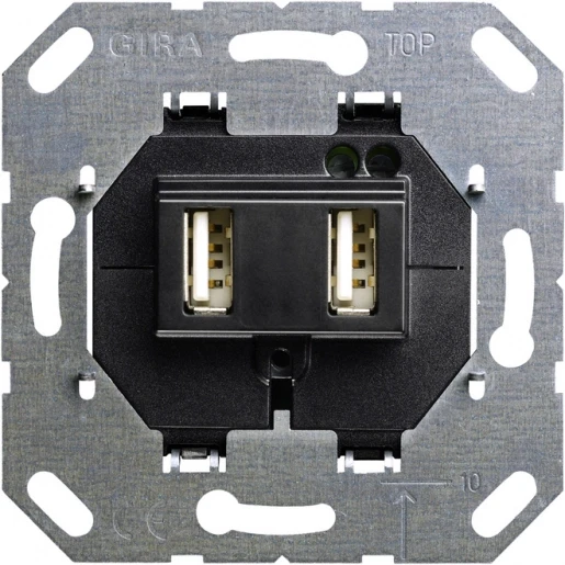 Gira Non-Design USB-voeding 110 - 240V 3000mA inbouw 4.75 - 5.25V 235900