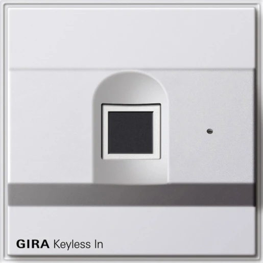 Gira TX_44 Sleutelloos in Fingerprint-leeseenheid wit 261766
