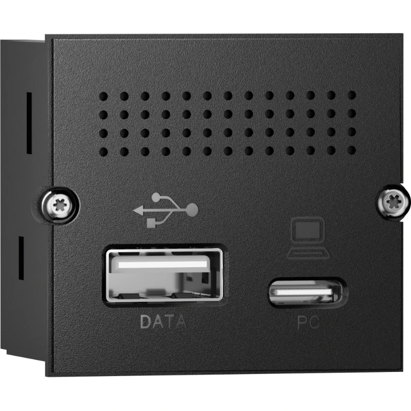 Bachmann Smart Office INZETPLAAT Basiselement met complete behuizing Zonder label zwart 917.229