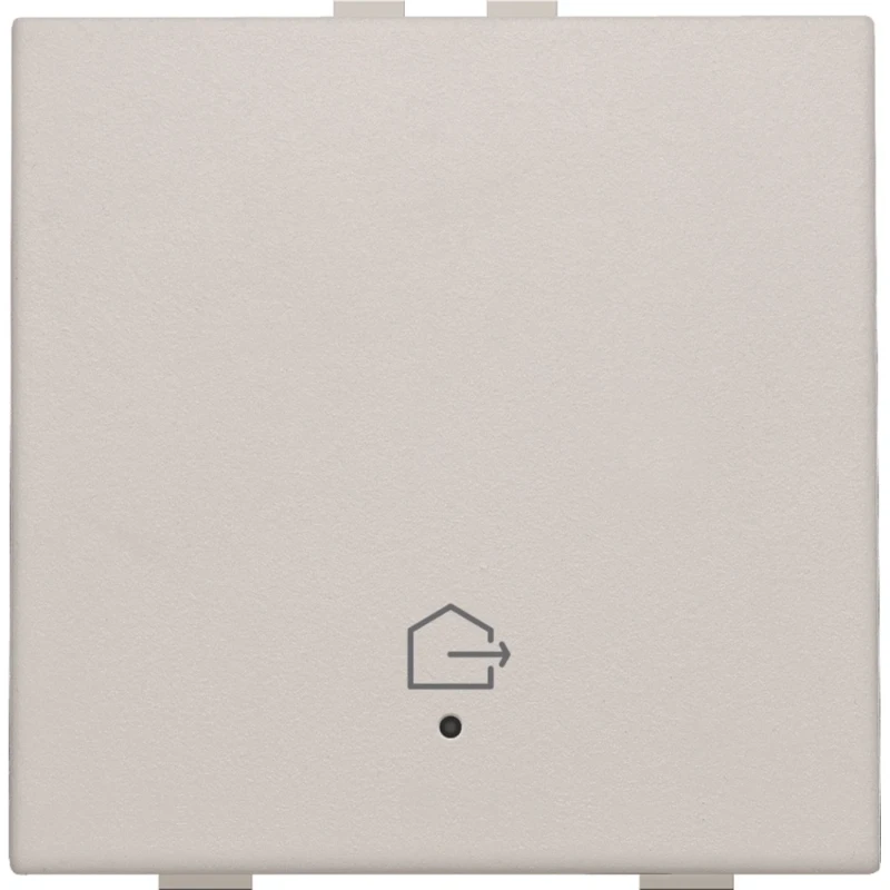 Niko Drukknop met led en comfortsensoren Home Control grijs inbouw 102-52921