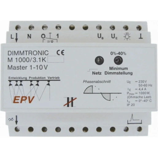 Lumiko dimmer DIN-rail 10 - 1000W 1000W 879200