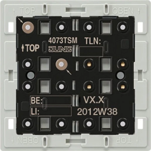 Jung Standaard tastmodule + busaankoppeling KNX inbouw 4073TSM