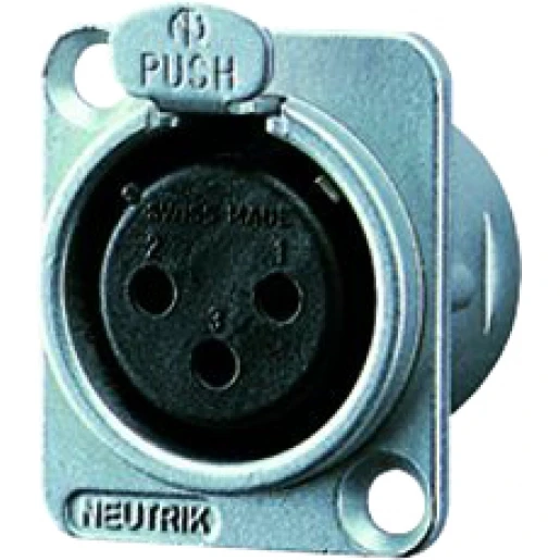 Jung Chassisdeel contactdoos XLR Basiselement met bovendeel behuizing 1 connector Zonder label CXLR-D