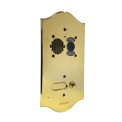 Comelit Roma Deurstation deurcommunicatie 4680(C) (2R) 8 beltoetsen goud IP54 Inbouw (stucwerk) 3208/2/RI