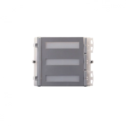 Comelit Ikall Drukker module SB druktoets aluminium/kunststof 3-voudig RVS 33433M