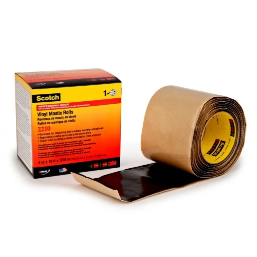 3M scotch vinyl mastiek tape zwart 102 mmx3,05 m