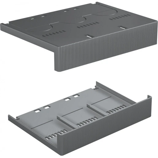 ABB AFDEKKAPPEN VOOR TMAX T5 LAAG VOOR VASTE AUTOMAAT 3P SET VAN 2 STUKS