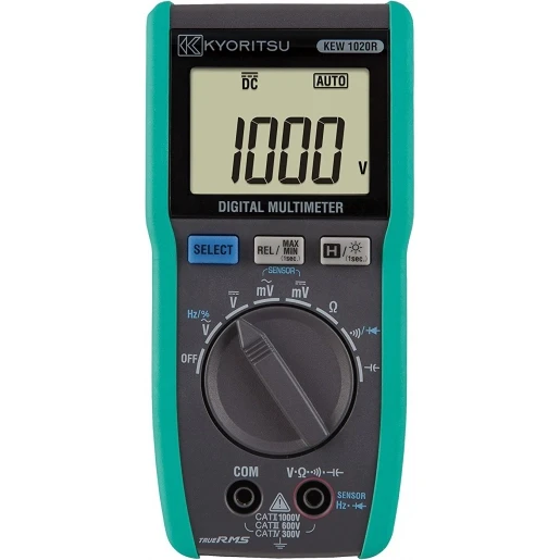 Kyoritsu Digitale multimeter ac/dc 1000v ac/dc cat iv digitaal 01020r080a