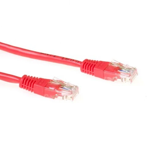 ACT Patchkabel U / UTP Cat5E RJ45 8(8) 10M rood IB5510