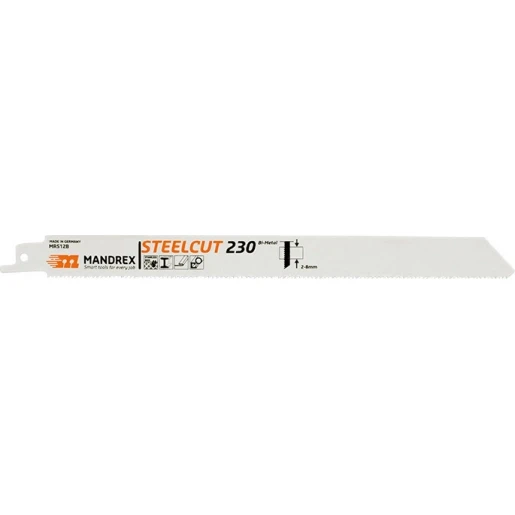 Mandrex Reciprozaagblad grof (1 stuk = 2) RVS staal 18361230