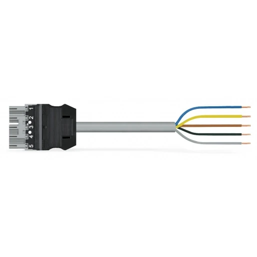 Wago Serie 771 Patchkabel gebouwinstallatie 5p Stekker Vrij kabeluiteinde 5000mm