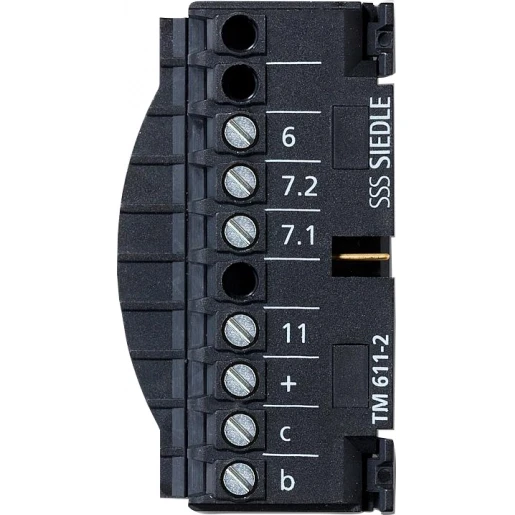 Siedle TM 611-2 klemmenblok zwart 210007292-00