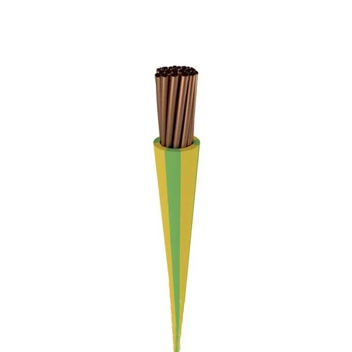TKF ZD H07Z1 B2ca Installatiedraad 70mm² groen/geel per 1M