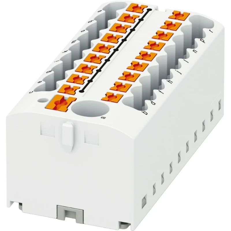 Phoenix Contact PTFIX Verbindingsrijgklem 0,14-4mm² eendr. 0,14-2,5mm² meerdr. Wit