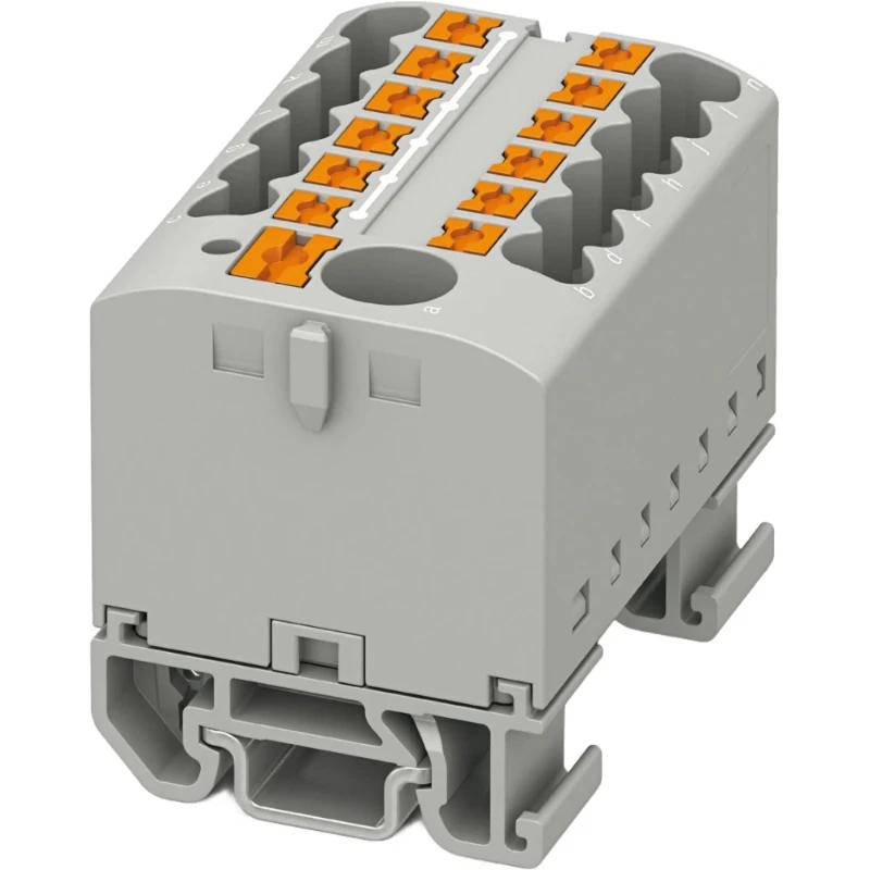 Phoenix Contact PTFIX Verbindingsrijgklem 0,14-4mm² eendr. 0,14-2,5mm² meerdr. Grijs
