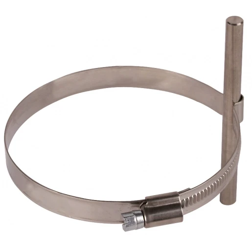 Dehn Conductor holder f.rd 8mm stst f.downpipes d 80-100mm