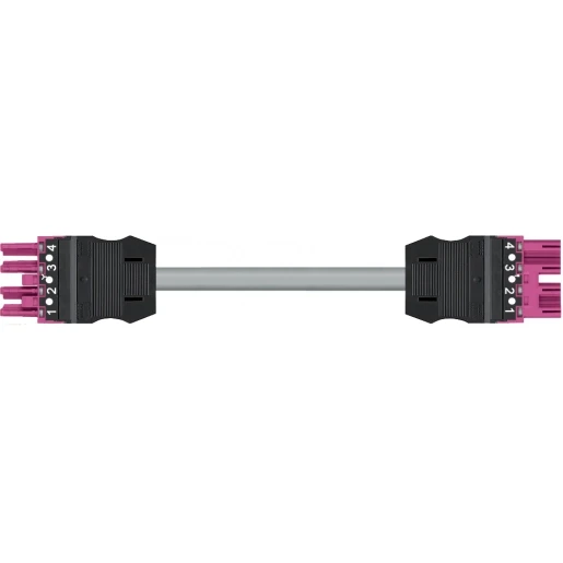 Wago SERIE 771 Patchkabel gebouwinstallatie 4p Contrastekker (female) Stekker 6000mm