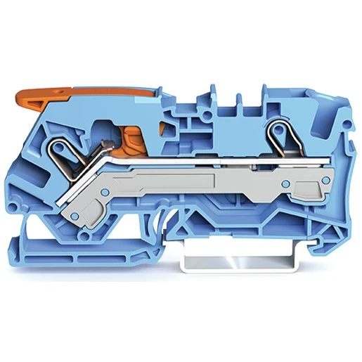 Wago SERIES 2106 Verbindingsrijgklem 1-10mm² eendr. 0,5-6mm² meerdr. Blauw