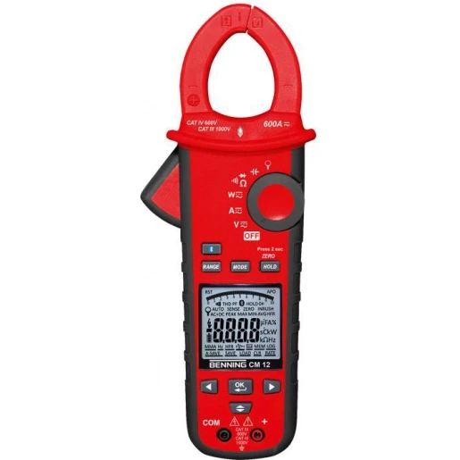 Benning CM 12 stroomtang-multimeter 0.01 - 600A 600V 44044680