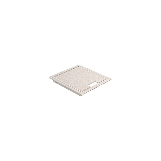 HPL dekselset 1-voudig geborsteld RVS 136x122mm 581.0010D
