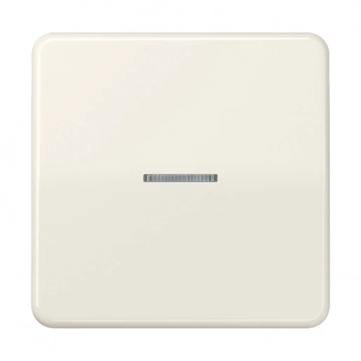 Jung CD range HOME stuurafdekking enkelvoudig Glanzend wit RAL 1013 BTCD17101