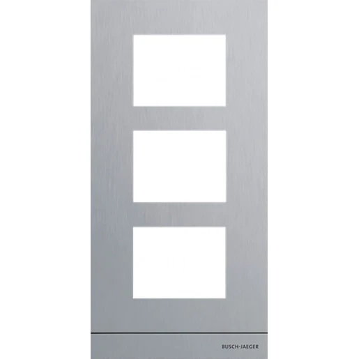 ABB Busch-Jaeger Welcome IP kader audio buitenpost maat 1/3 Aluminium