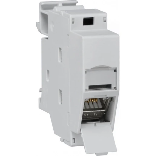 Gira Non-Design DIN-railbehang 6A-module accessoires Modular-Jack Basiselement Zonder label 574800