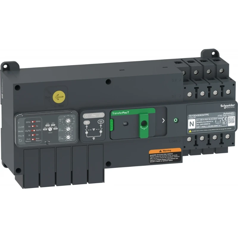 Schneider Electric TRANSFERPACT AUTO 63A 4P DRAAI 100A