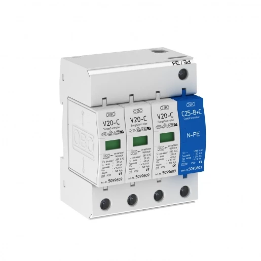 OBO Surgecontroller v20 3-polig+npe 280v