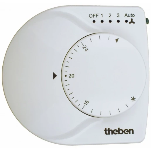 Theben RAM 713 FC KNX thermostaat tbv Fan Coil-constantreg. hand 3 bin.ing. (RAMSES 713 FAN COIL FC KNX)
