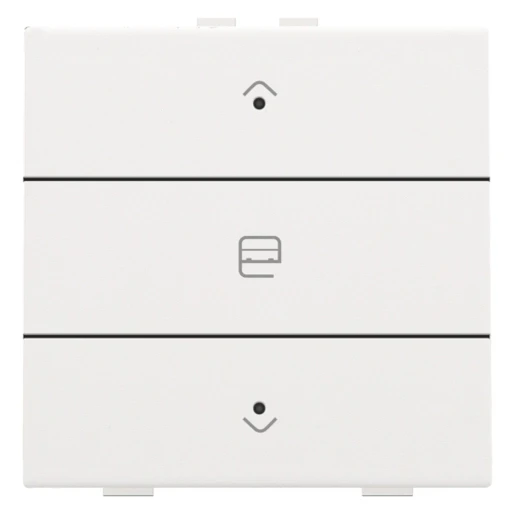 Niko Home Control Bediening motorsturing 3-voudig wit inbouw IP20 RAL 9016 154-52033