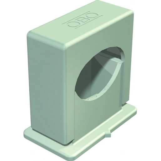 OBO Druk-ISO-zadel 24-34mm PS lichtgrijs RAL 7035