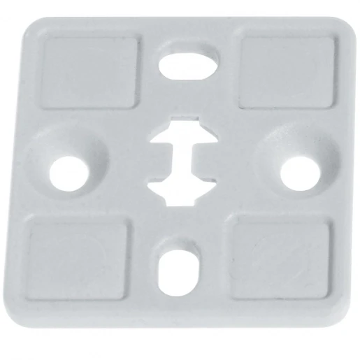 Schnabl TA/TB kunststof voetplaat rasterankerstrip op hout 35x35mm 230750
