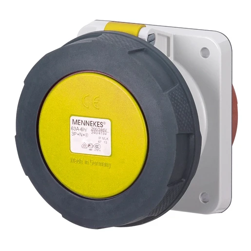 Mennekes Inbouwcontactdoos 125A 4P 4H110V IP67
