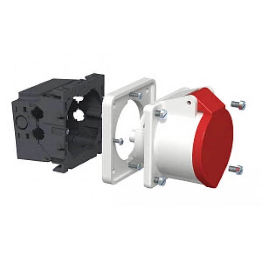 OBO apparatuurinbouwdoos met cee 16 ral 7011 wandgoot enkelvoudig 6288612