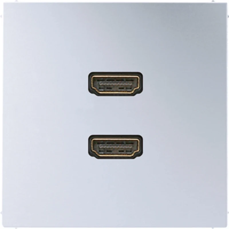 Jung LS range afdekking aluminium 2x hdmi MAAL1133