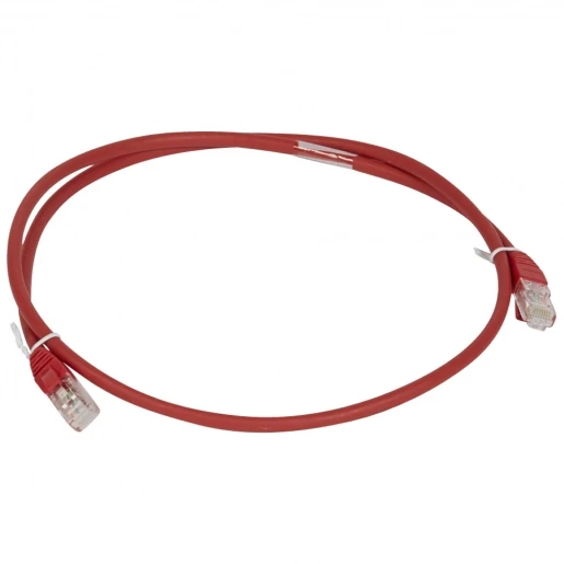Legrand LCS3 Patchsnoer LSOH U / UTP Cat6A (IEC) RJ45 8(8) 1M rood 051878