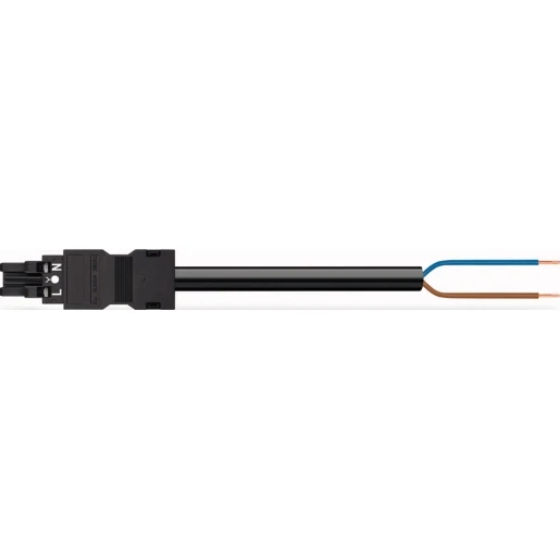 Wago Serie 771 Patchkabel gebouwinstallatie 2p Stekker Vrij kabeluiteinde 3000mm