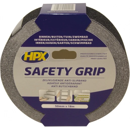 HPX zelfklevende tape 50mmx18m PVC Zwart