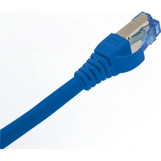 Gigamedia Patchkabel LSZH Slimline (1 stuk = 10) U / UTP Cat6 RJ45 8(8) 0.3M blauw GGM CAT603MZHSBE
