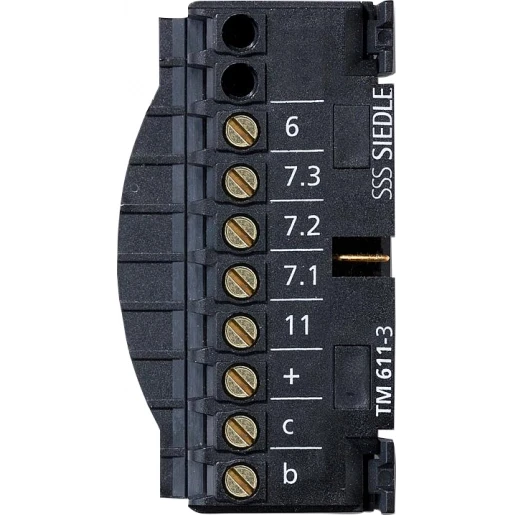 Siedle TM 611-3 klemmenblok zwart 210007293-00