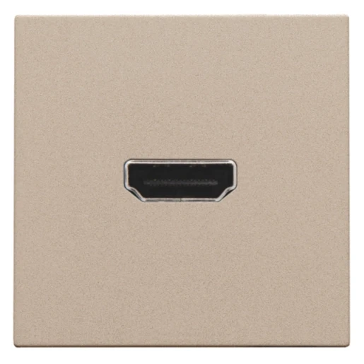 Niko centraalplaat met bovendeel behuizing HDMI Centraalplaat 1 connector Zonder label 157-69417