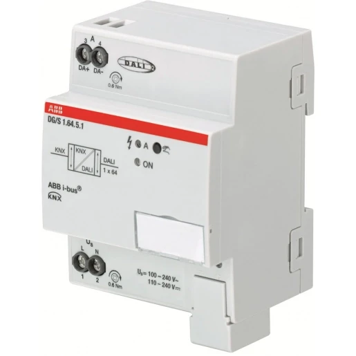 ABB Busch-Jaeger Dali gateway colour knx 1-voudig 64 ballasten