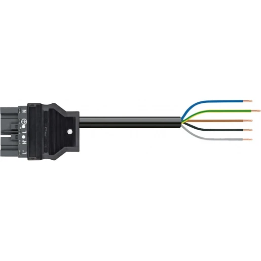 Wago SERIE 771 Patchkabel gebouwinstallatie 5p Stekker Vrij kabeluiteinde 2000mm