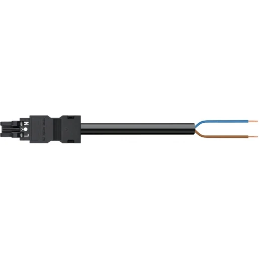 Wago SERIE 771 Patchkabel gebouwinstallatie 2p Contrastekker (female) Vrij kabeluiteinde 5000mm