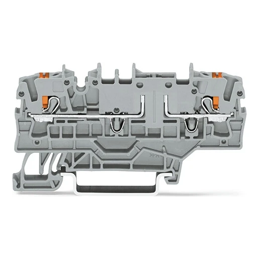 Wago SERIE 2202 Verbindingsrijgklem 0,75-4mm² eendr. 0,25-2,5mm² meerdr. Grijs