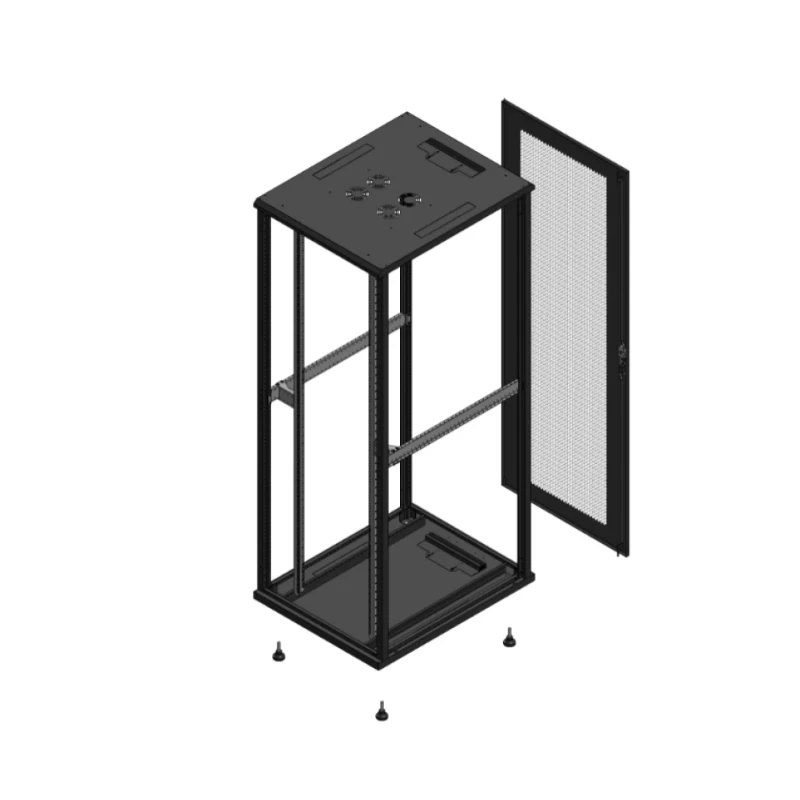 Gigamedia Vloer patchkast SP AR enkel PER EX 19" 47HE 800x1000mm Zwart GGM 7047810SPPPSEX