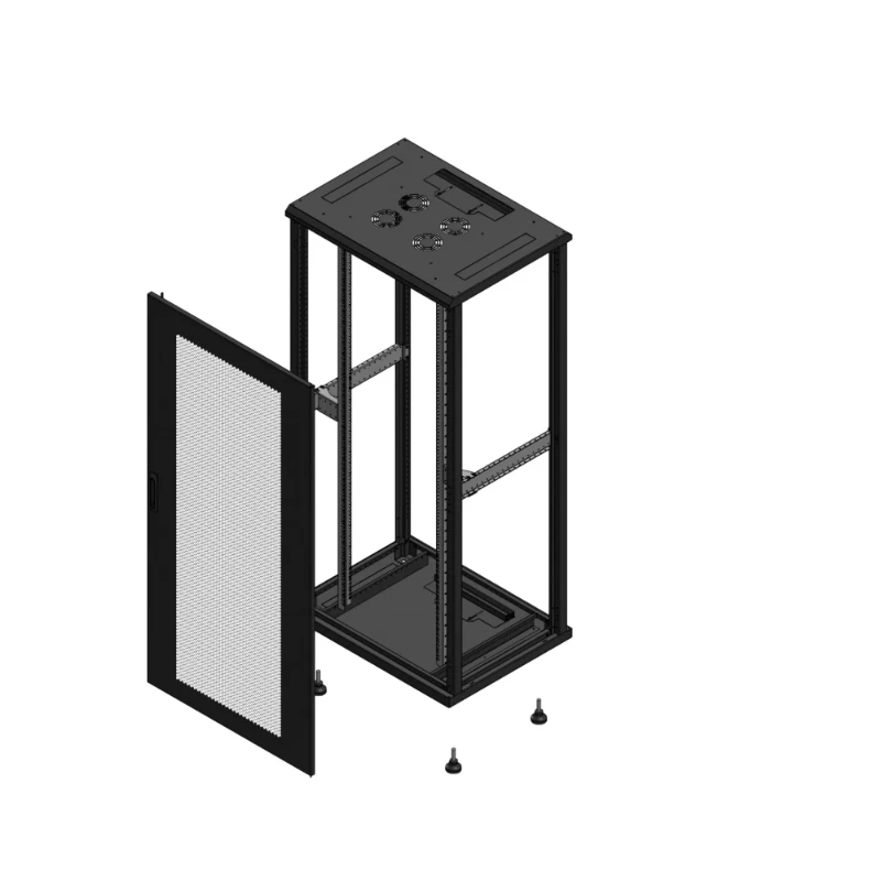 Gigamedia Vloer patchkast AV enkel PER SP EX 19" 36HE 800x600mm Zwart GGM 703686PPSSPEX