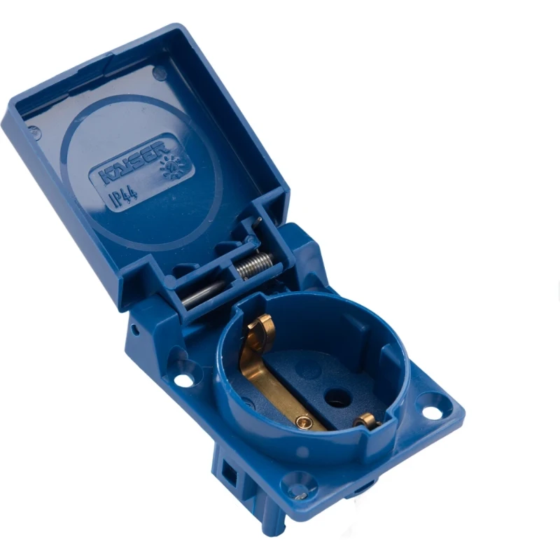 Martin Kaiser Inbouw toestelcontactdoos ra 250V 16A IP20 blauw 496/1/BL