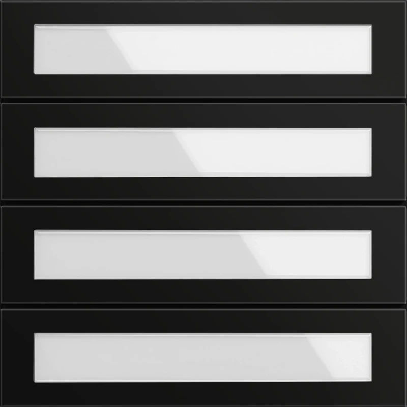 Gira System 106 Belknopmodule spreken/bellen 4-voudig zwart 5534925